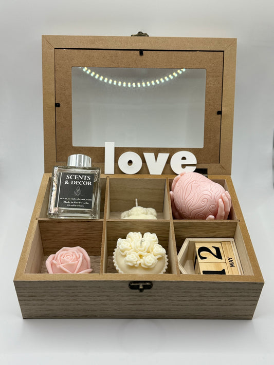 ELEGANT WOODEN GIFT BOX FOR BRIDESMAIDS / MAID OF HONOUR